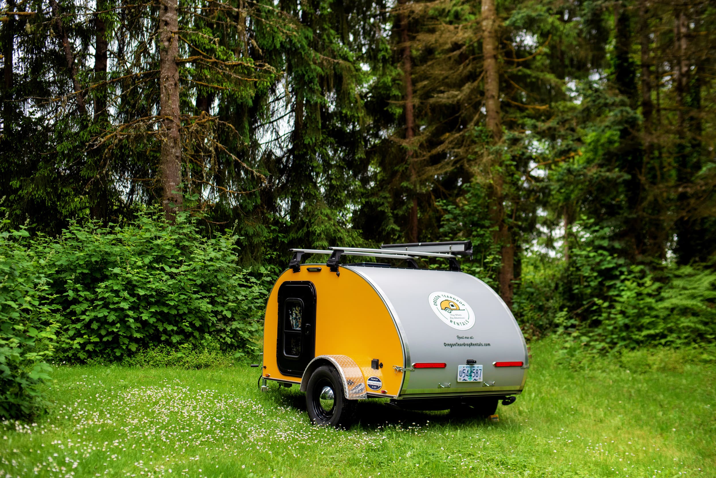 Oregon Teardrop Trailer Camper Pop-up Elopement Wedding