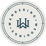 featured on wandering weddings logo