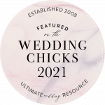 featured in wedding chicks logo